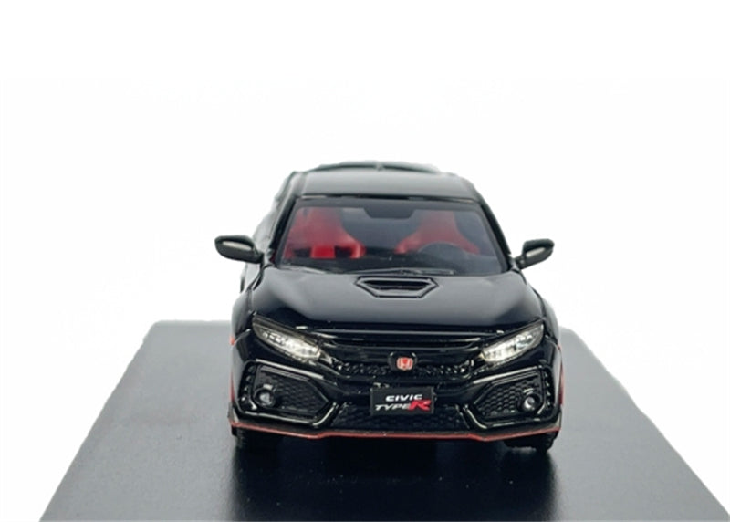 LCD-MODELS Honda Civic Type R FK8 Black 1:64 car Pre-built Model view4