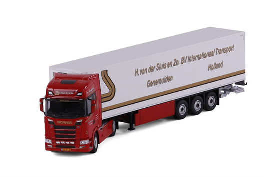 CAVALLINO Scania S Highline H. van der Sluis Container Truck 1:50 Truck Pre-built Model