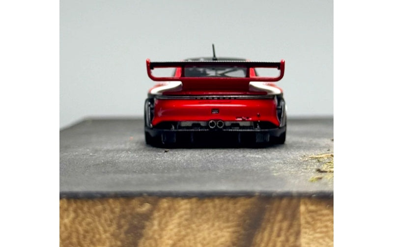 1:64 Porsche 911 992 GT3 R Rennsport  Red White Black HKM #911 Limited Edition 999PCS ONLY DIECAST Model