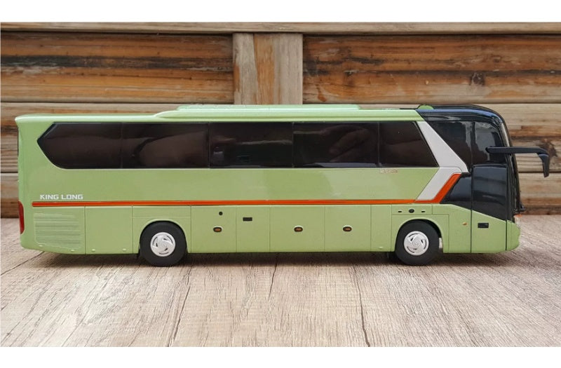 KING LONG XMQ6127 LongWei luxury bus light green 1:38 Bus Pre-built Airliner Model Display view6
