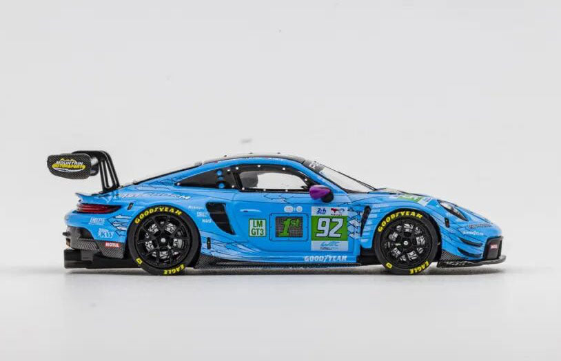Trends Hobby TH 1:64 Porsche 911 GT3 R Le mans 2025 LMGT3  Winner #92 Diecast Model