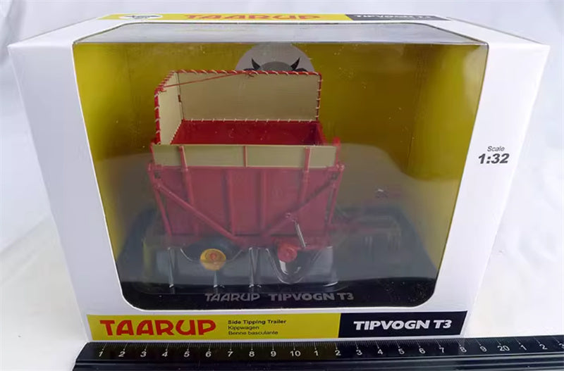 Universal Hobbies Taarup TIPVOGN T3 European classical agricultural tractor trailer Red 1:32 Truck Accessories Pre-built Model
