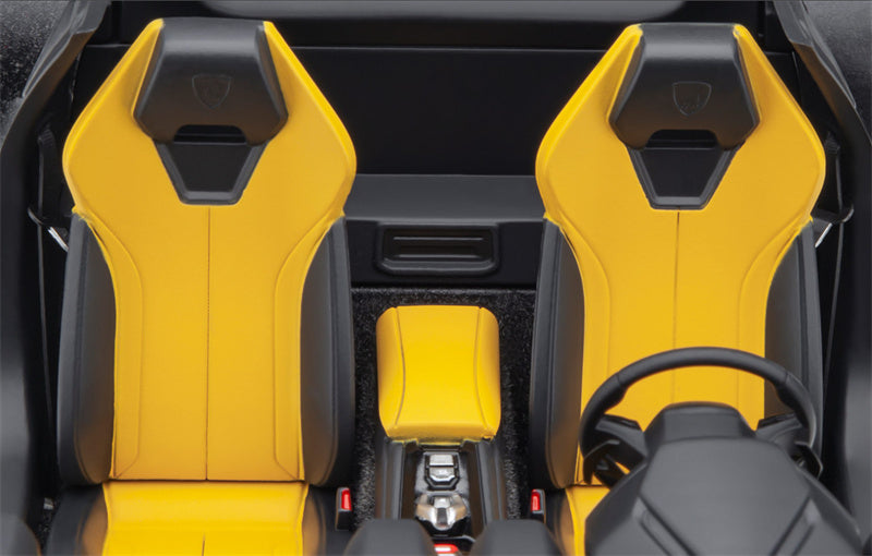 AUTOART Lamborghini HURACAN GT supercar yellow LBWK AirREX Liberty Walk AK-produce LB PERFORMANCE 1:18 Car Pre-built Model view4