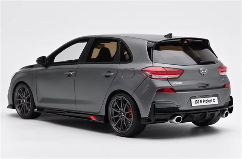 1:18 HYUNDAI I30 N PROJECT C SHOOTING STAR MET  grey  OTTO Limited Edition 3000PCS ONLY Resin Car Model