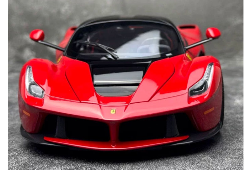 1:18 Ferrari LaFerrari  Red Black Cover - Black Wheel BBR MODELS  DIECAST Model