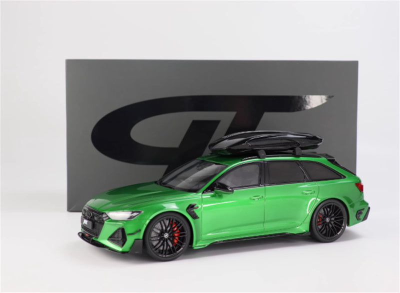 1:18 Audi ABT RS6-R C8  Metallic Green  GT SPIRIT W/ roof box Limited Edition 666PCS ONLY Resin Car Model