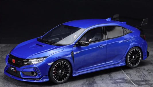 1:18 HONDA CIVIC FK8 2020 Blue OTTO Resin Car Model view1