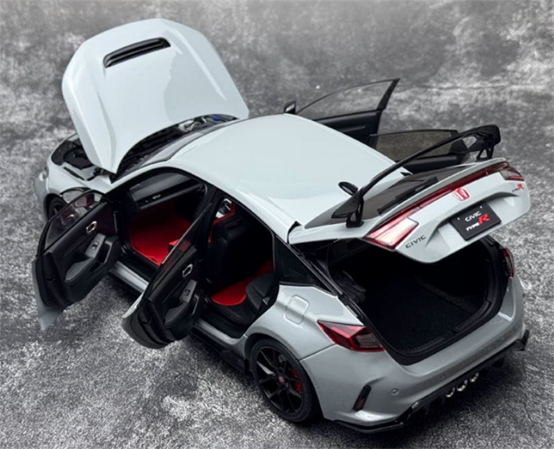 1:18 Honda Civic Type R FL5  Supersonic Grey MOTORHELIX Limited Edition 299PCS ONLY DIECAST Model