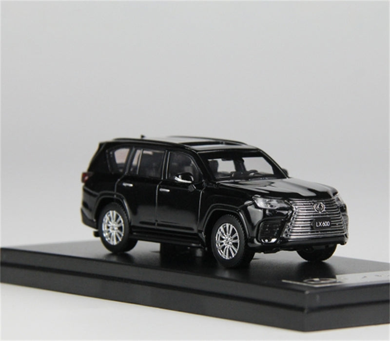 LCD-MODELS Lexus LX600 SUV Pearl Black 1:64 car Pre-built Model view8