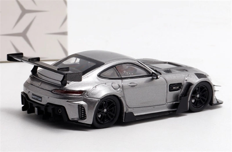 1:64 Mercedes Benz AMG GTS Widebody Silver Grey Rhino Model DIECAST Limited Edition 499pcs ONLY Model