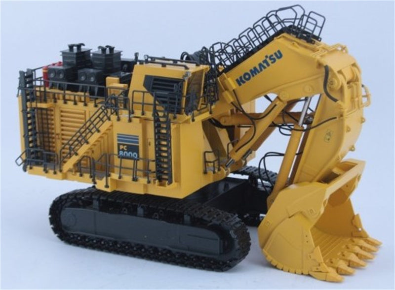 BYMO KOMATSU PC8000-11 Diesel Mining Excavator Shovel yellow 1:50 DIECAST Truck Lorry