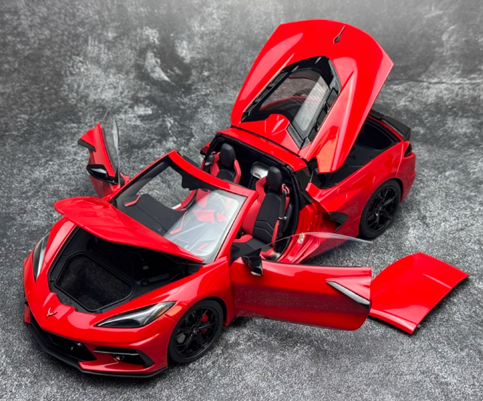AUTOART Corvette C8 STINGRAY Z51 Red 1:18 Car Pre-built Model view7