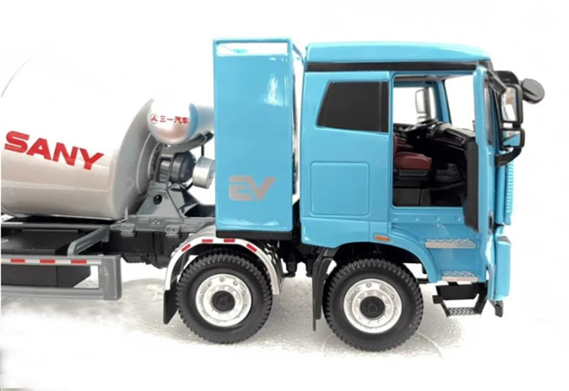 1:35   EV Sany  Light Blue Diecast Model