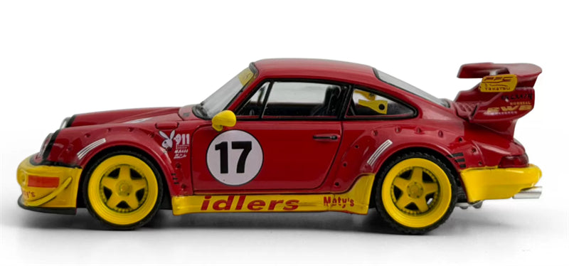 1:64 Porsche RWB 964 iDlers #17 Model model DIECAST Civil Car Model