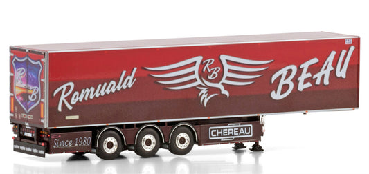 WSI REEFER TRAILER - 3 AXLE Transport Beau ( Chereau) 1:50 Truck Pre-built Model