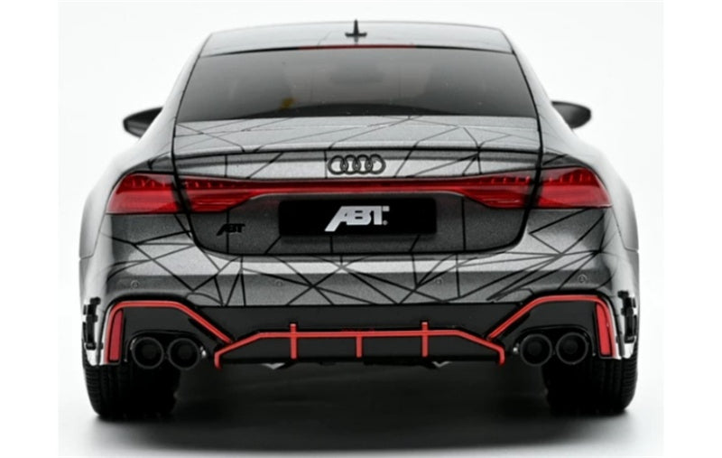 1:18 AUDI RS7 Sportback ABT  Grey line chart KengFai modified version DIECAST Model