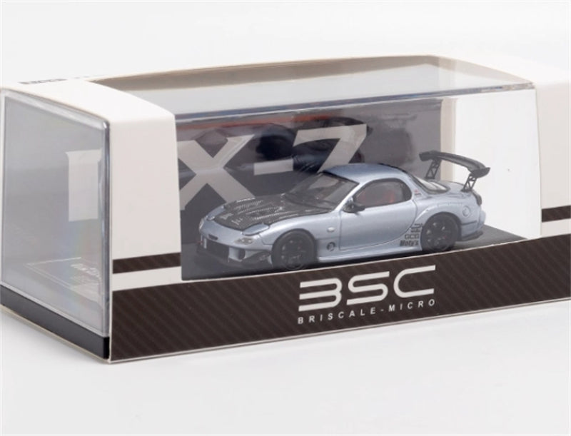 1:64 Mazda RX-7 RE Amemiya‌ Ice Blue BSC DIECAST Limited Edition 499pcs ONLY Model