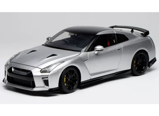 1:18 Nissan GT-R R35  Metal Silver Black Tail MOTORHELIX Limited Edition 599PCS ONLY DIECAST Model