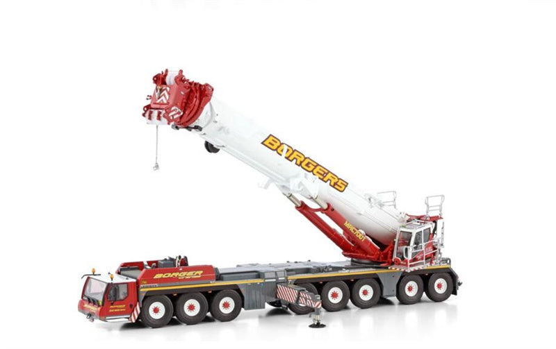 WSI LIEBHERR LTM 1650-8.1 Crane BORGER CRANES 1:50  DIECAST Truck Lorry