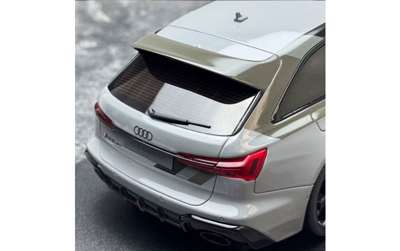 1:18 Audi RS 6 Avant GT‌ 2024 Gray GT Spirit Resin Car Model