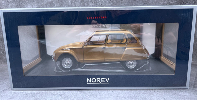 NOREV Citroen Dyane 6 1970 golden fully open 1:18 Car Pre-built Model view9