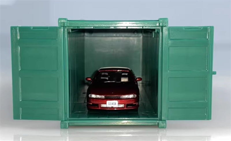 CATERPILLAR NISSAN SILVIA S14 Red Right hand drive 1:64 Car Pre-built Model