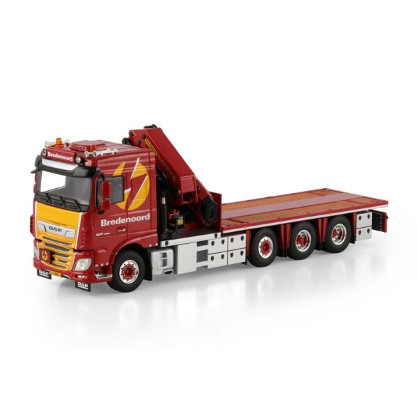 1:50 DAF BREDENOORD XF MY2017 8X2 PK 65002 SH WSI Red Diecast Model