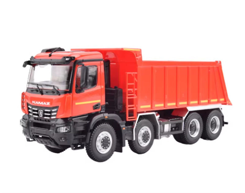 Modimio Russia Kamaz 65951 5th generation K5 dump truck Red 1:43 Truck Pre-built Airliner Model Display view1