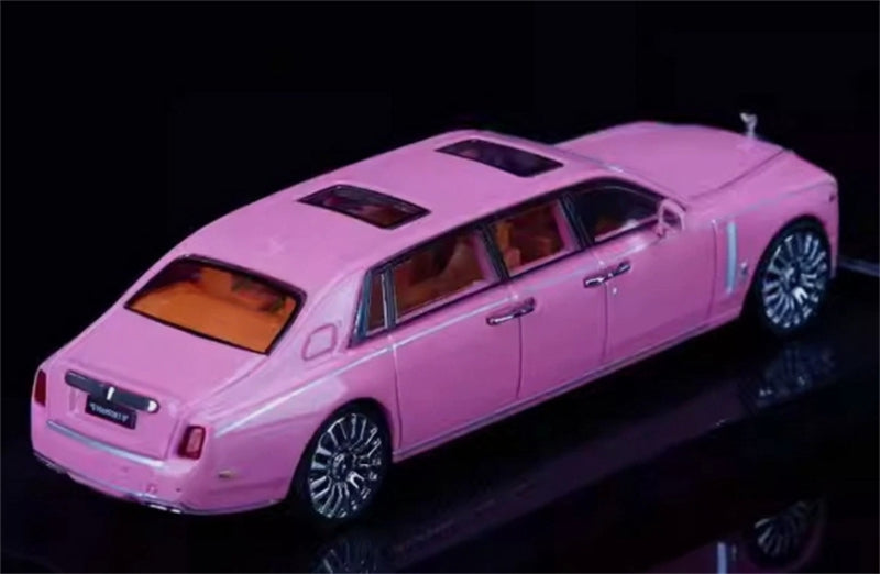 SC Art Rolls-Royce Phantom VII Mansory Ewb Pink Limited Edition 1:64 Car Pre-built Model