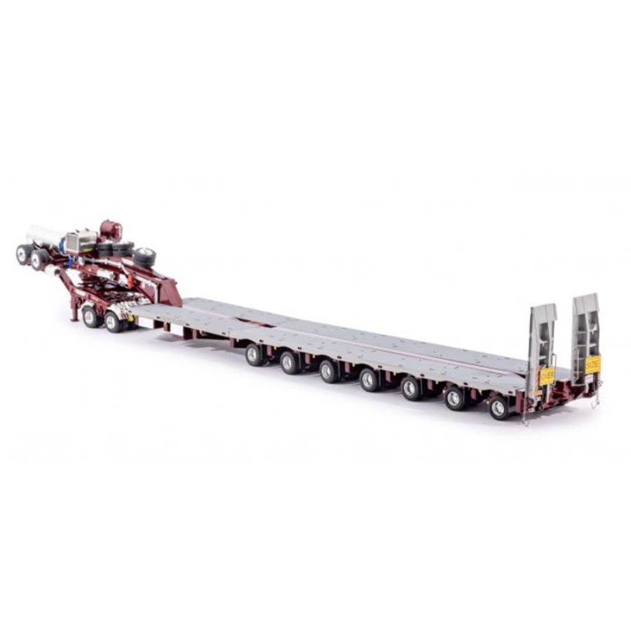 Drake 7x8 Steerable Low LoaderTrailer with 2x8 Dolly Patlin 1/50 DIECAST Truck