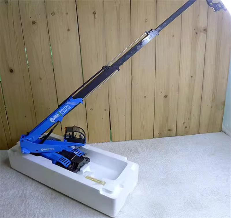 ROS MAGNI RTH 6.35 SH Colle RENTAL&SALES Rotating Telehandler Blue 1:32 Truck Pre-built Model