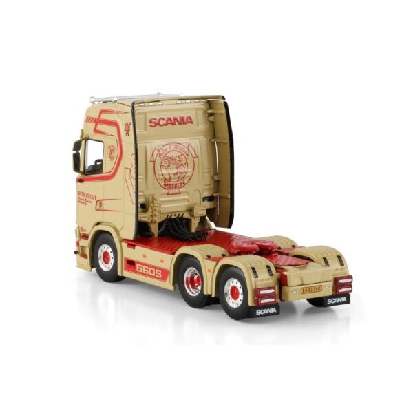 1:50 Scania PETER E. NIELSEN S Highline CS20H 6X2 WSI DIECAST Model
