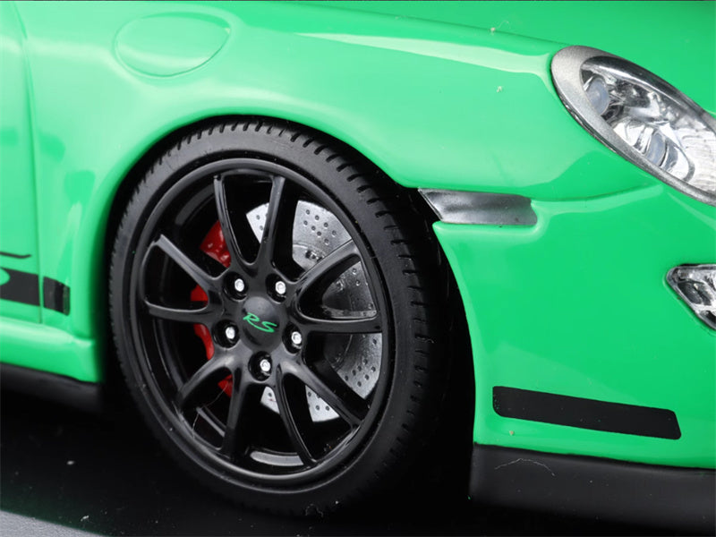 MINICHAMPS Porsche 911 GT3 RS dark green 1:18 Car Pre-built Model view8