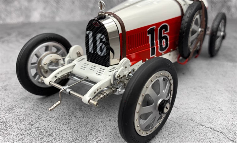 CMC Bugatti Typ 35 Grand Prix Nation Colour Project Monaco #16 1924 Limited Edition 1:18 Car Pre-built Model view7