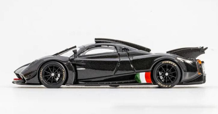 LCD 1:64 Pagani Huayra R black carbon diecast model