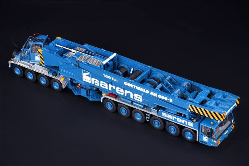 Sarens Gottwald AK 680-3 1200 Ton Crane 1:50 RESIN Truck Lorry