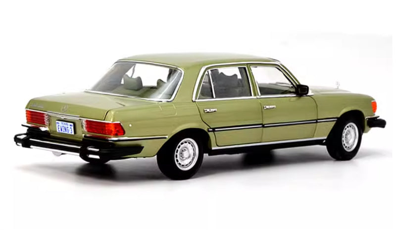 NOREV Mercedes Benz 450SEL W116US-Version 1979 light green 1:18 Car Pre-built Model view5