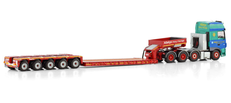 WSI  DAF XF SUPER SPACE CAB MY2017 8X4 EURO PX LOW LOADER - 5 AXLE Allelys 1:50 Truck Pre-built Model