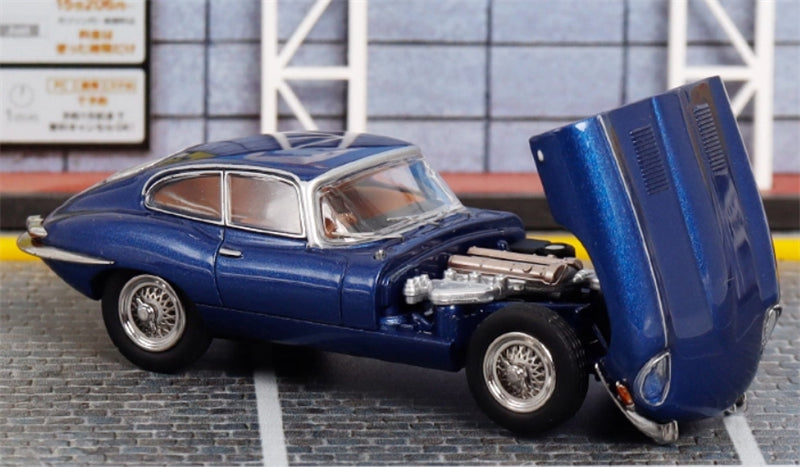 GFCC 1961 Jaguar E-Type Coupe hardtop version Metallic Blue Limited Edition 499PCS ONLY RHD 1:64 car Pre-built Model view6