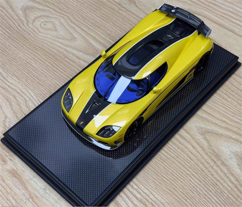 1:18 Koenigsegg CCX yellow VMB Resin Car Model view1
