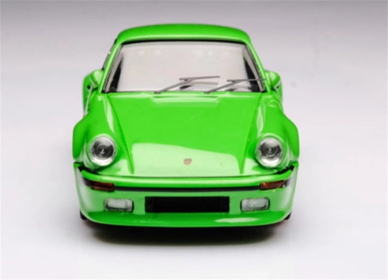 BSC Porsche 911 930 Turbo Green Limited Edition 399PCS ONLY 1:64 Car Pre-built Model view5