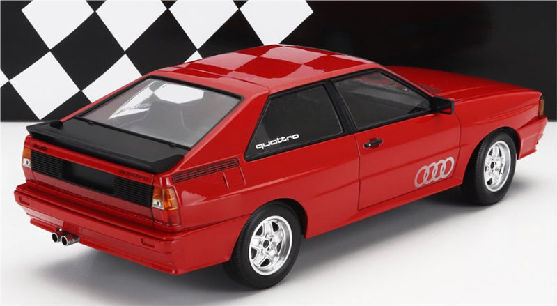 MINICHAMPS Audi Quattro red 1:18 Car Pre-built Model view4