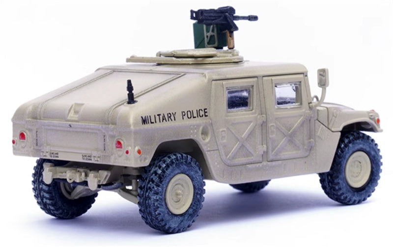 PANZERKAMPF US M998 Humvee 4x4 Utility Vehicle with Grenade Launcher Gulf 89th Military Police Brigade 92nd Regiment A Company 4th Traffic Platoon 1:64 Tank Pre-built Model