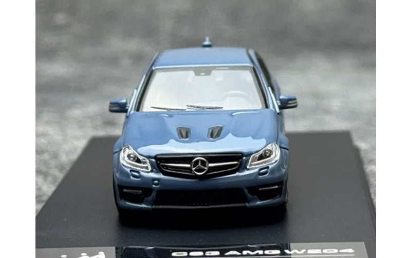 1:64 Mercedes-Benz C63 AMG W204  Blue KING MODEL  Limited Edition 799PCS ONLY DIECAST Model