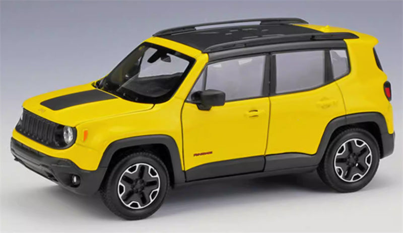 1:24 Jeep Renegade trailhawk  Yellow  WELLY  DIECAST Car Model
