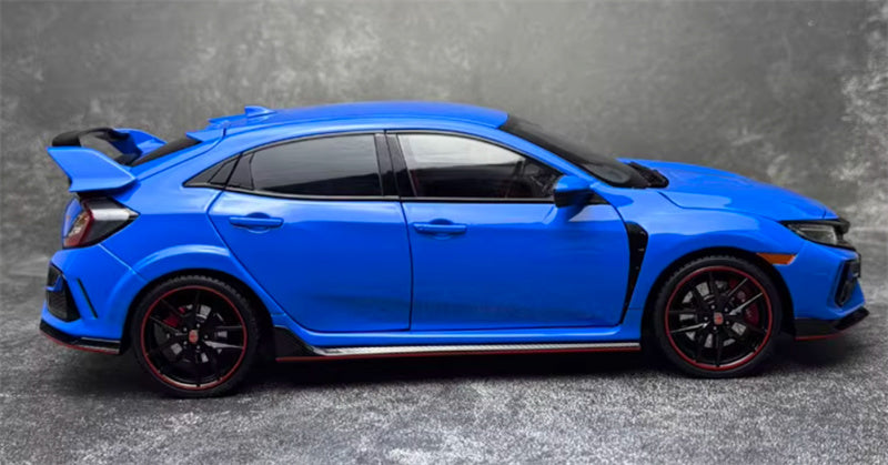 LCD-MODELS Honda Civic TYPE R FK8 2020 model Racing Blue 1:18 Car Pre-built Model view4