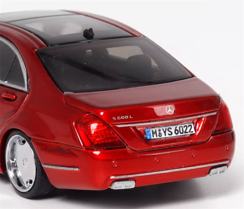 SW Mercedes Benz S600L W221 Red Limited Edition 399PCS ONLY 1:64 car Pre-built Model view7