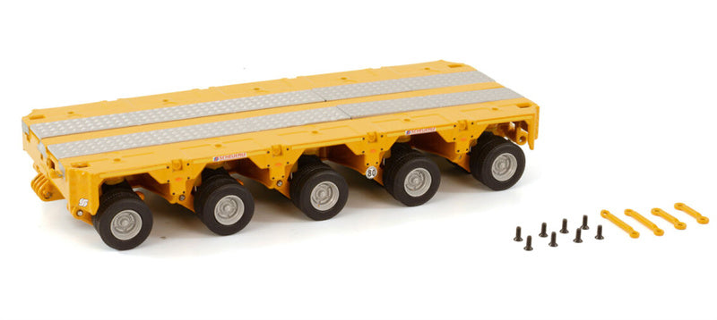 WSI SCHEUERLE INTER COMBI SET 5 AXLE YELLOW Premium Line 1:50 Truck Pre-built Model