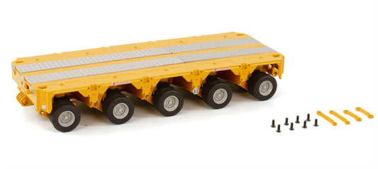 WSI SCHEUERLE INTER COMBI SET 5 AXLE YELLOW Premium Line 1:50 Truck Pre-built Model