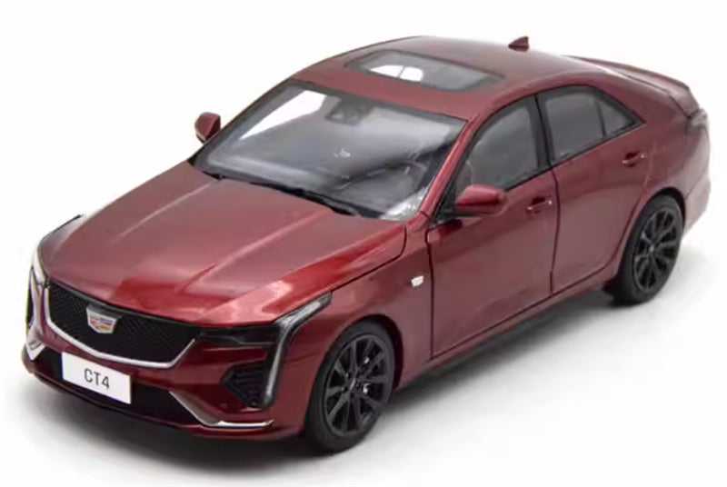SAIC Cadillac CT4 2021 burgundy 1:18 Car Pre-built Model view9